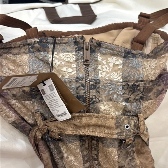 Burberry Brown and Black Lace Bustier dress - Picture 13 of 16